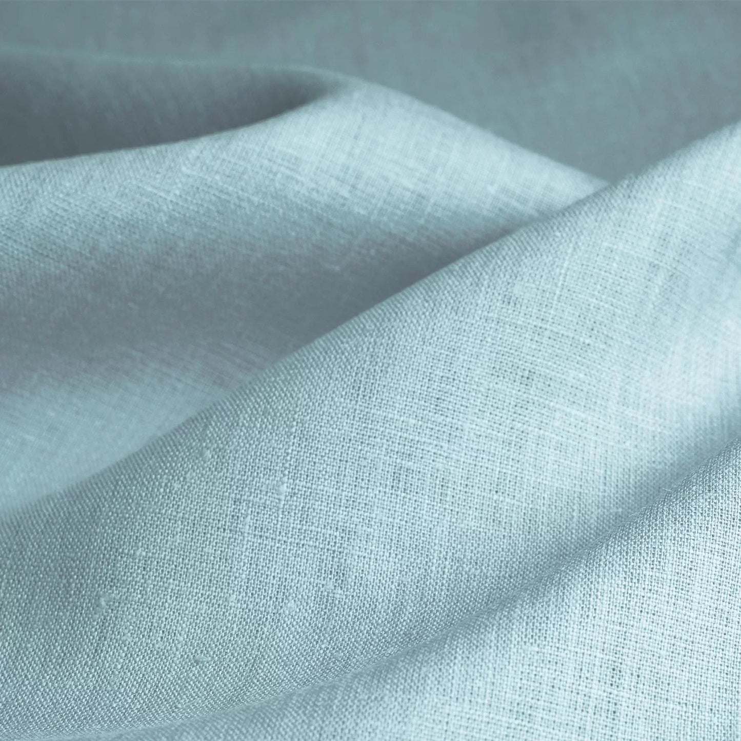 100 % tissu en lin - menthe bleue 230 g/m²