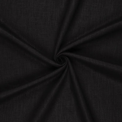 100% Lina audums–melns | 230 g/m² | Enzyme washed