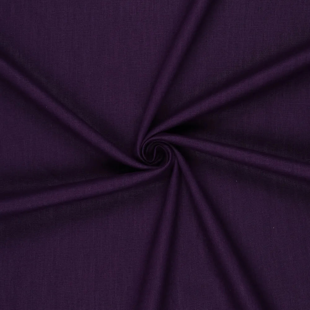100 % lin – violet foncé | 230 g/m² | lavé aux enzymes