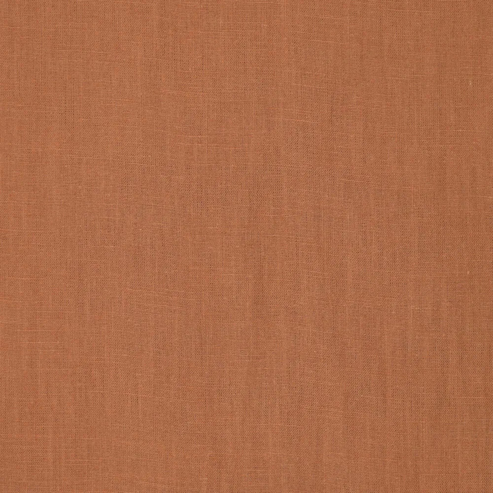 Image of 100% softened linen fabric in cognac, 165 g/m² – available at Šarlotes audumi