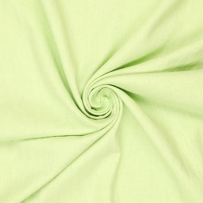 Image avec tissu de lin adouci 100% - vert printanier 165 g/m² – disponible chez Šarlotes audumi