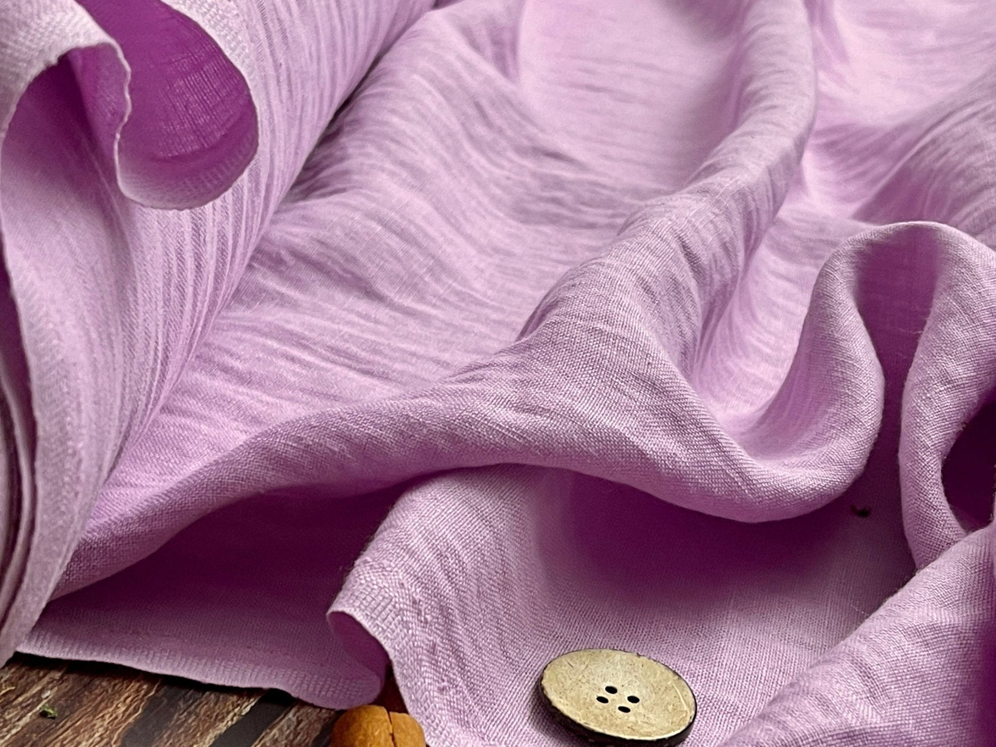 100% softened linen-light lavender 205 g/m²