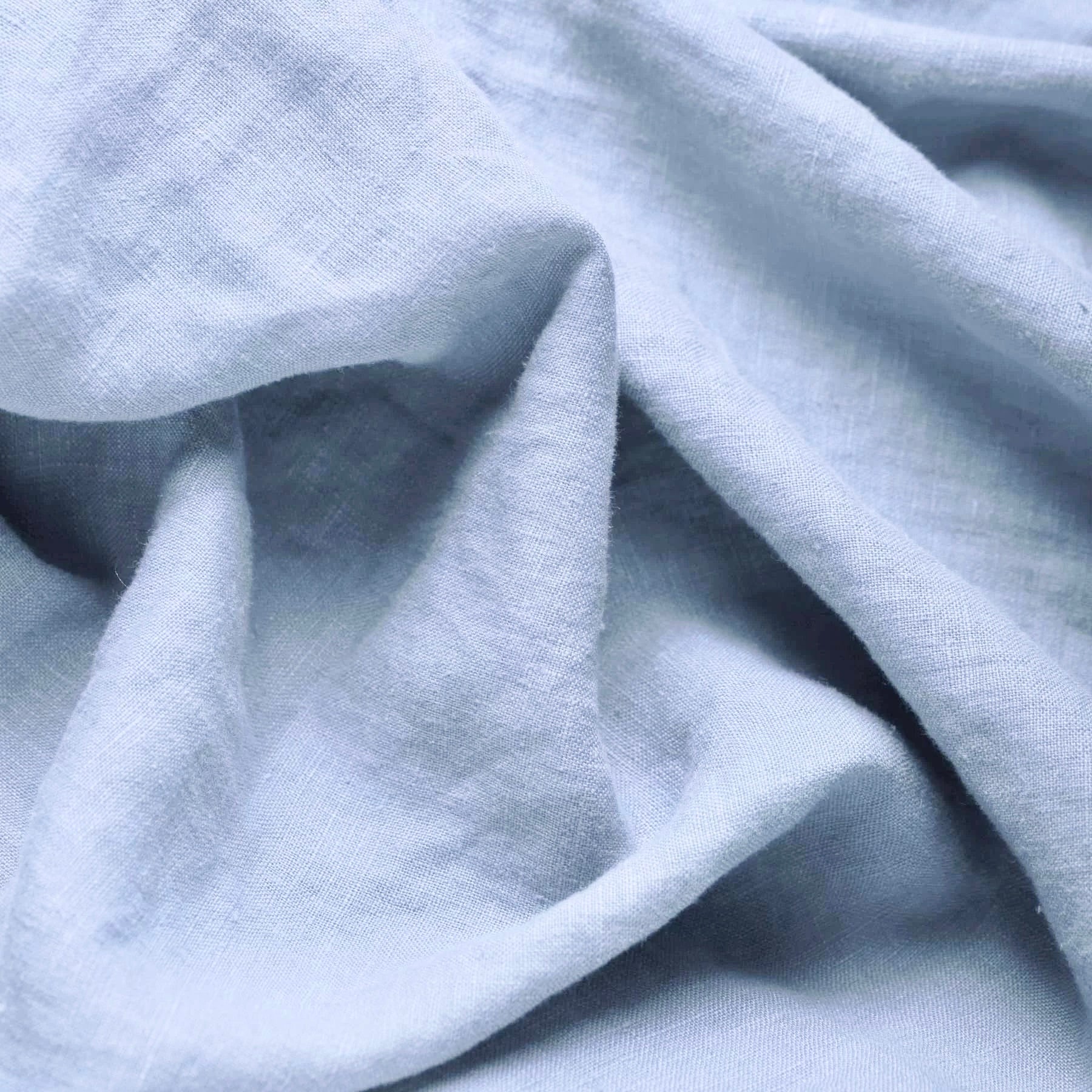 100% lin adouci - bleu clair 165 g/m²