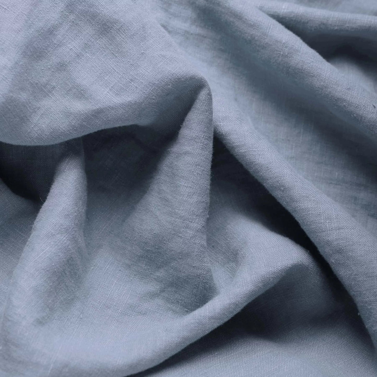 100 % lin adouci - bleu jean clair 165 g/m²