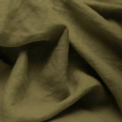 100 % lin adouci - kaki 165 g/m²
