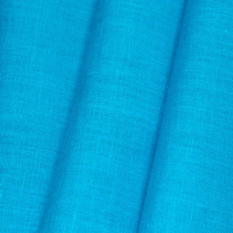 100 % lin adouci bleu lagon 205 g/m²