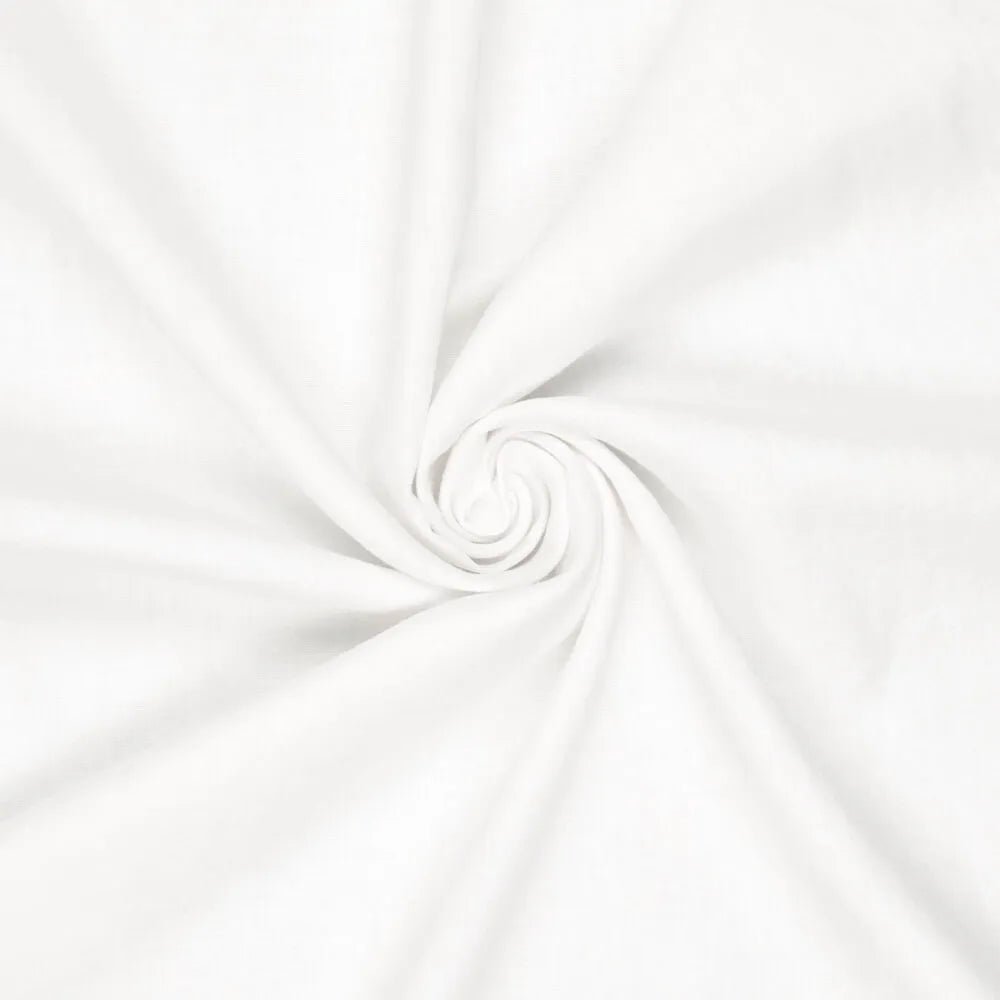 100 % lin adouci - blanc lait 165 g/m²