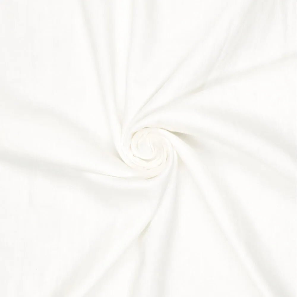 100 % lin adouci - blanc lait 165 g/m²