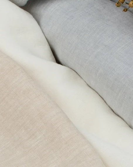 100% lin adouci - blanc chaud 205 g/m²