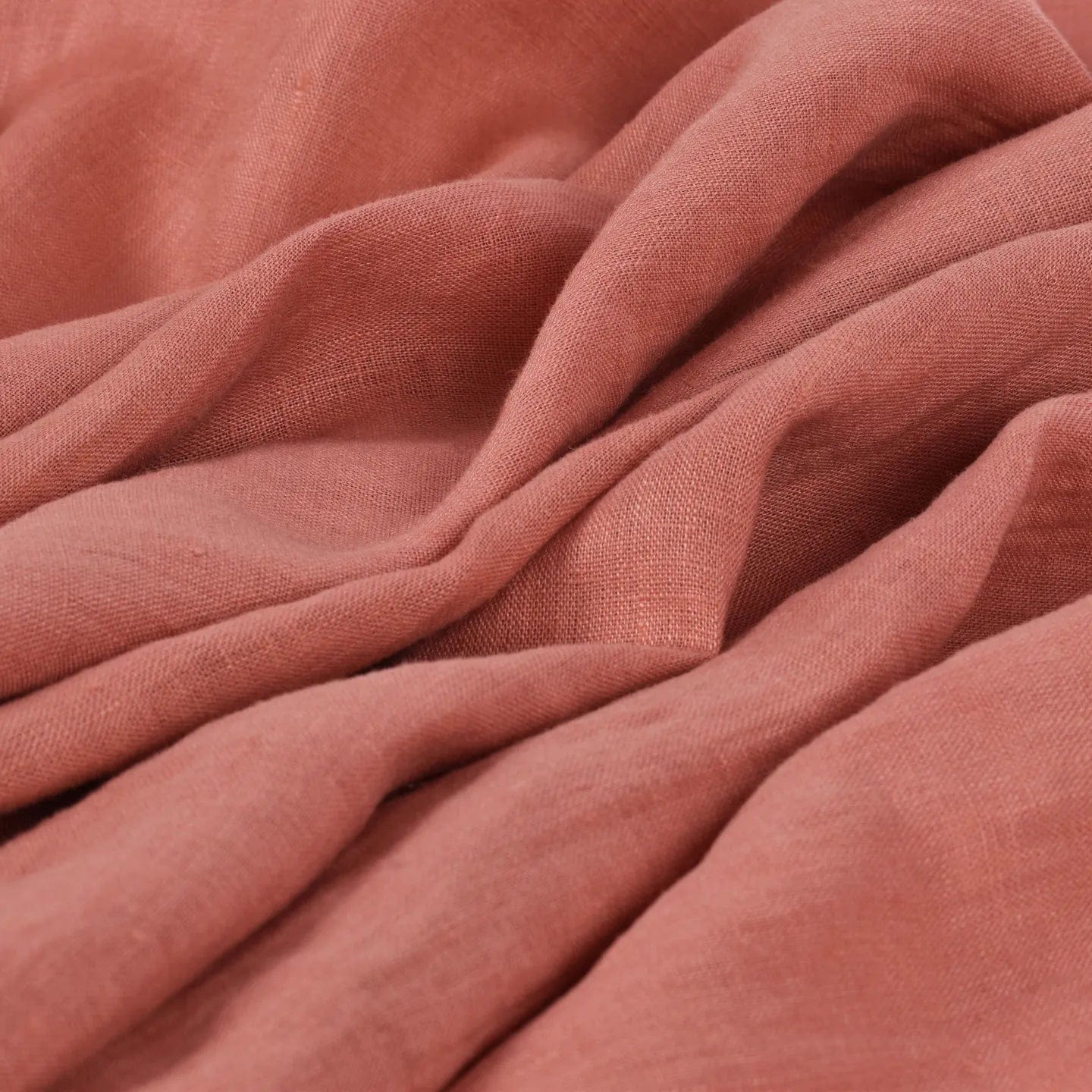 100% lin adouci - teinte rose chaude 205 g/m²