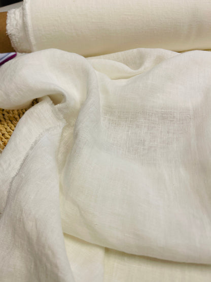 100 % lin adouci - blanc cassé 205 g/m²