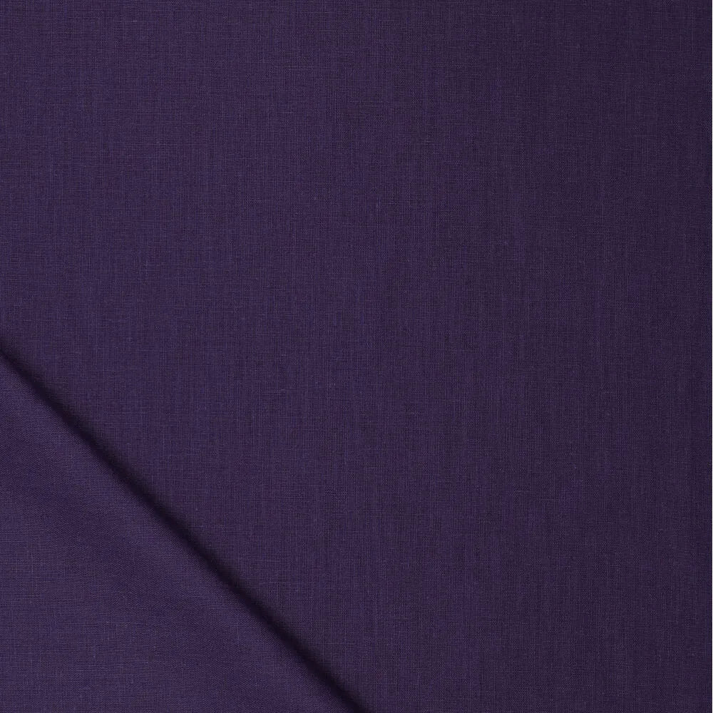 100 % lin adouci - violet foncé 165 g/m²