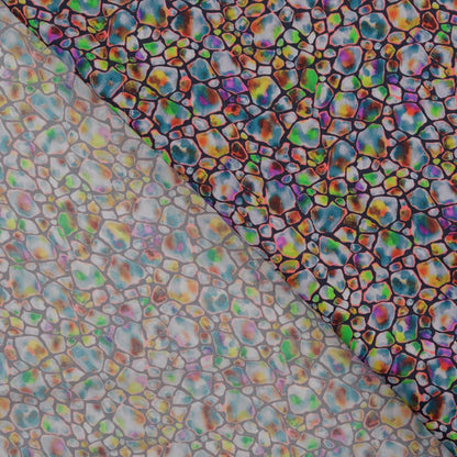 Image of 100% viscose fabric-crystal mosaic – available online at Charlotte's Fabrics