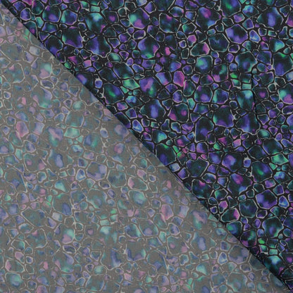Image avec tissu 100 % viscose - mosaïque opale, disponible en ligne chez Tissus Charlotte