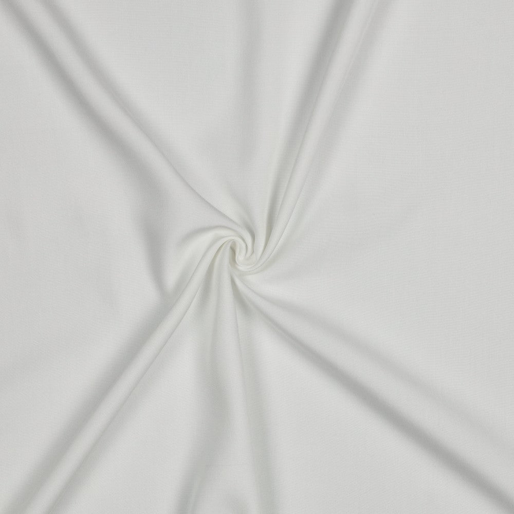 Tissu 100 % viscose - blanc lait 110 g/m²