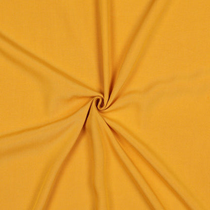 Tissu 100 % viscose - jaune moutarde 110 g/m²