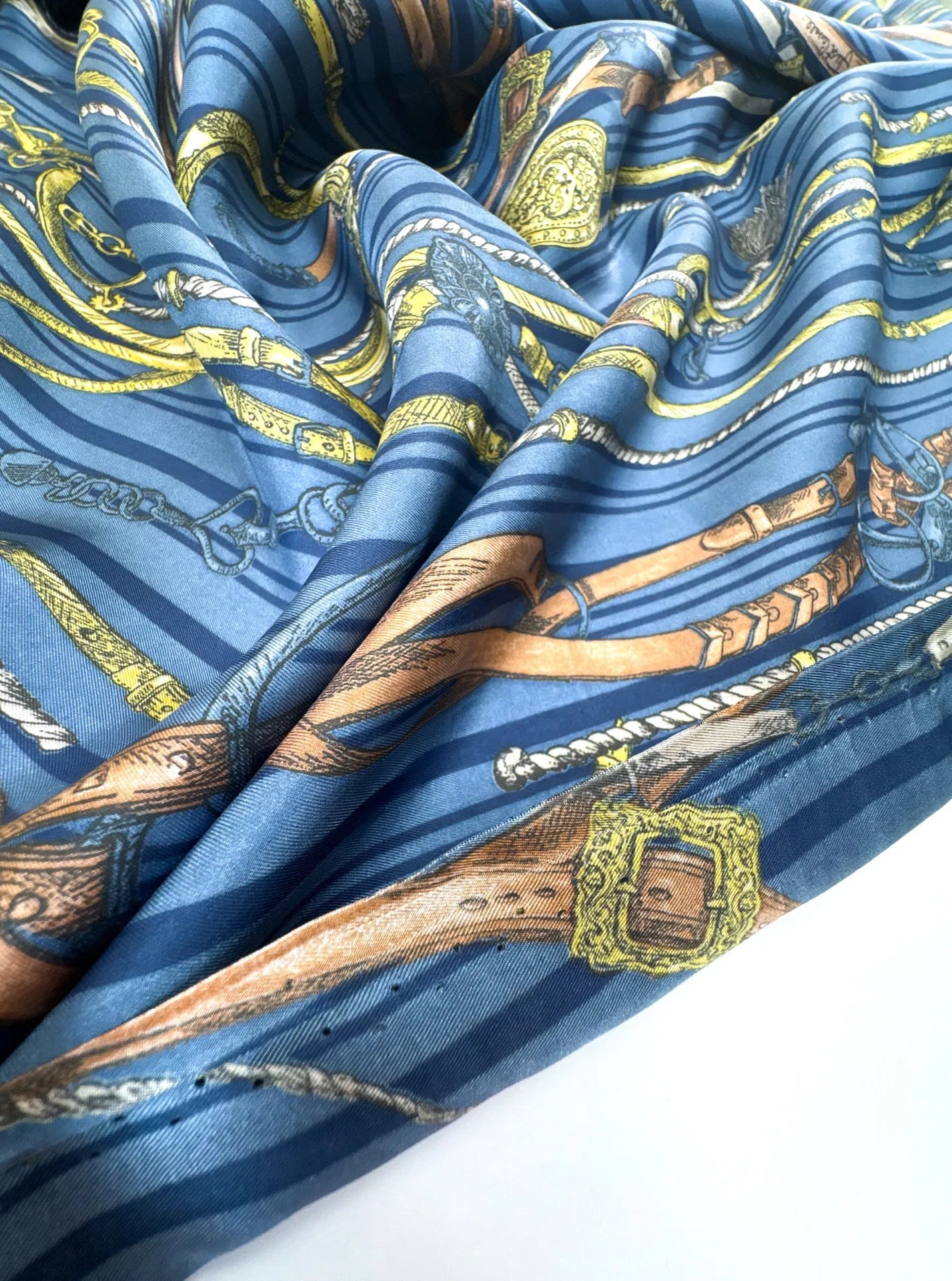 100 % satin de soie - imprimé graphique 55 g/m²