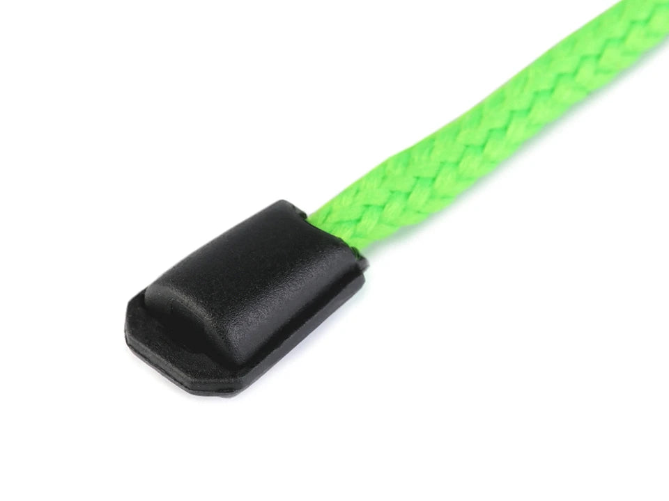 Embout de cordon à clipser – noir (lot de 20)