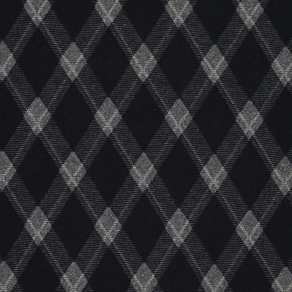 Maille jacquard à carreaux motif losanges – bleu foncé