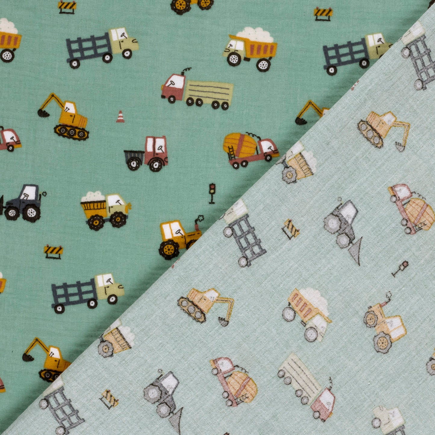 Machines en mousseline et tracteurs