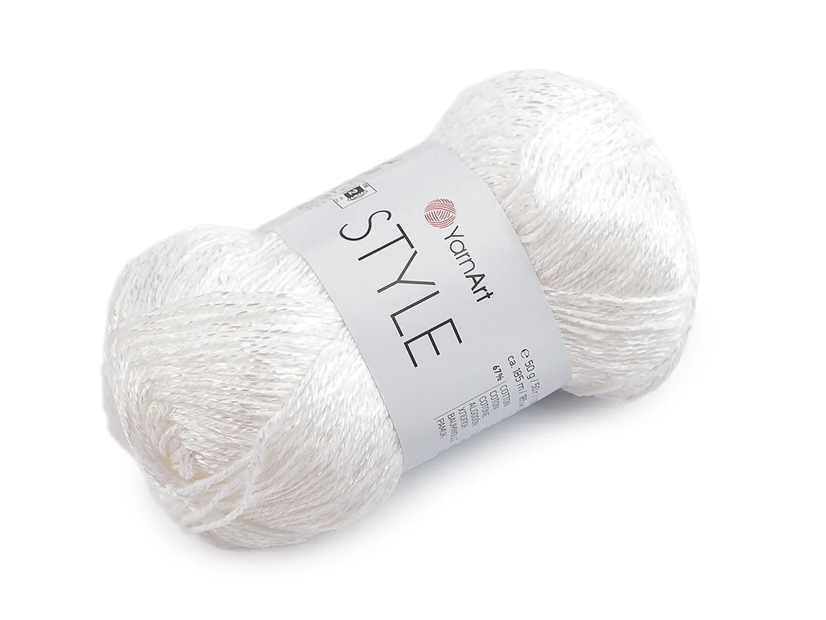 Fil YarnArt Style coton et viscose – 50 g / 185 m