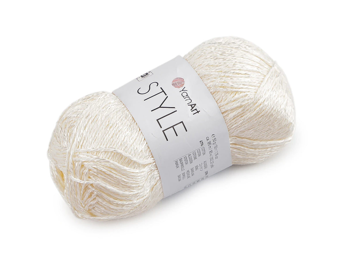 Fil YarnArt Style coton et viscose – 50 g / 185 m