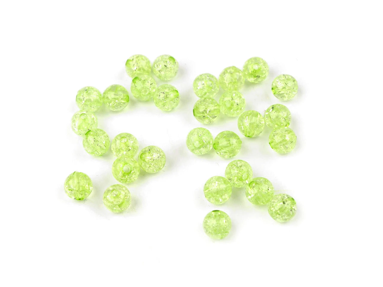Plastics beads Ø8 mm 30 g | assorted shades