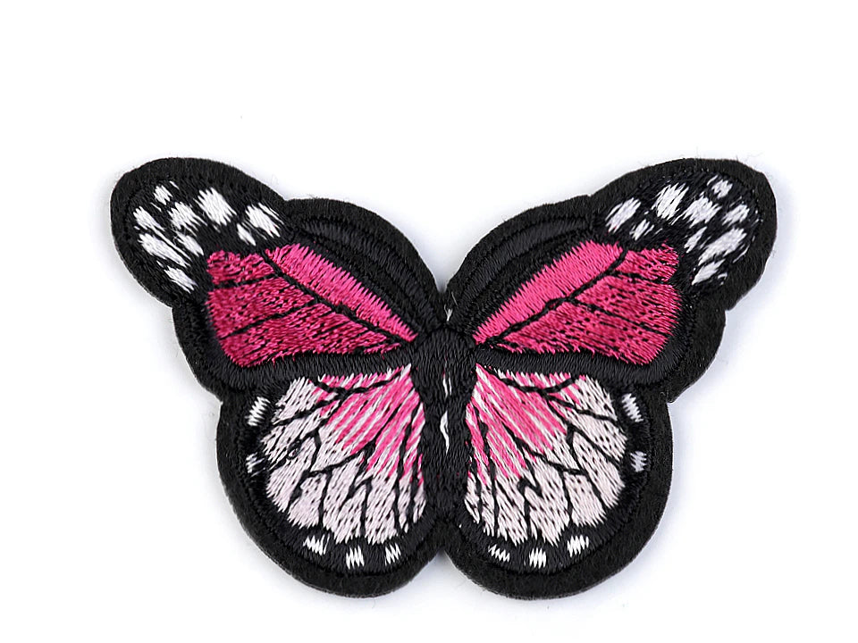 Iron-on Patch Butterfly | 4.8 × 7 cm | various shades