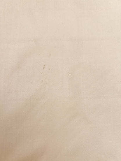 Tissu italien 100 % soie, blanc crème – 100 g/m²