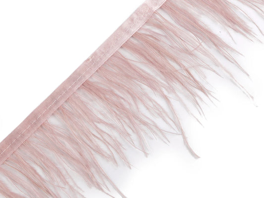 Ruban de finition à plumes de marabout, poudre légère (pack de 50 cm)