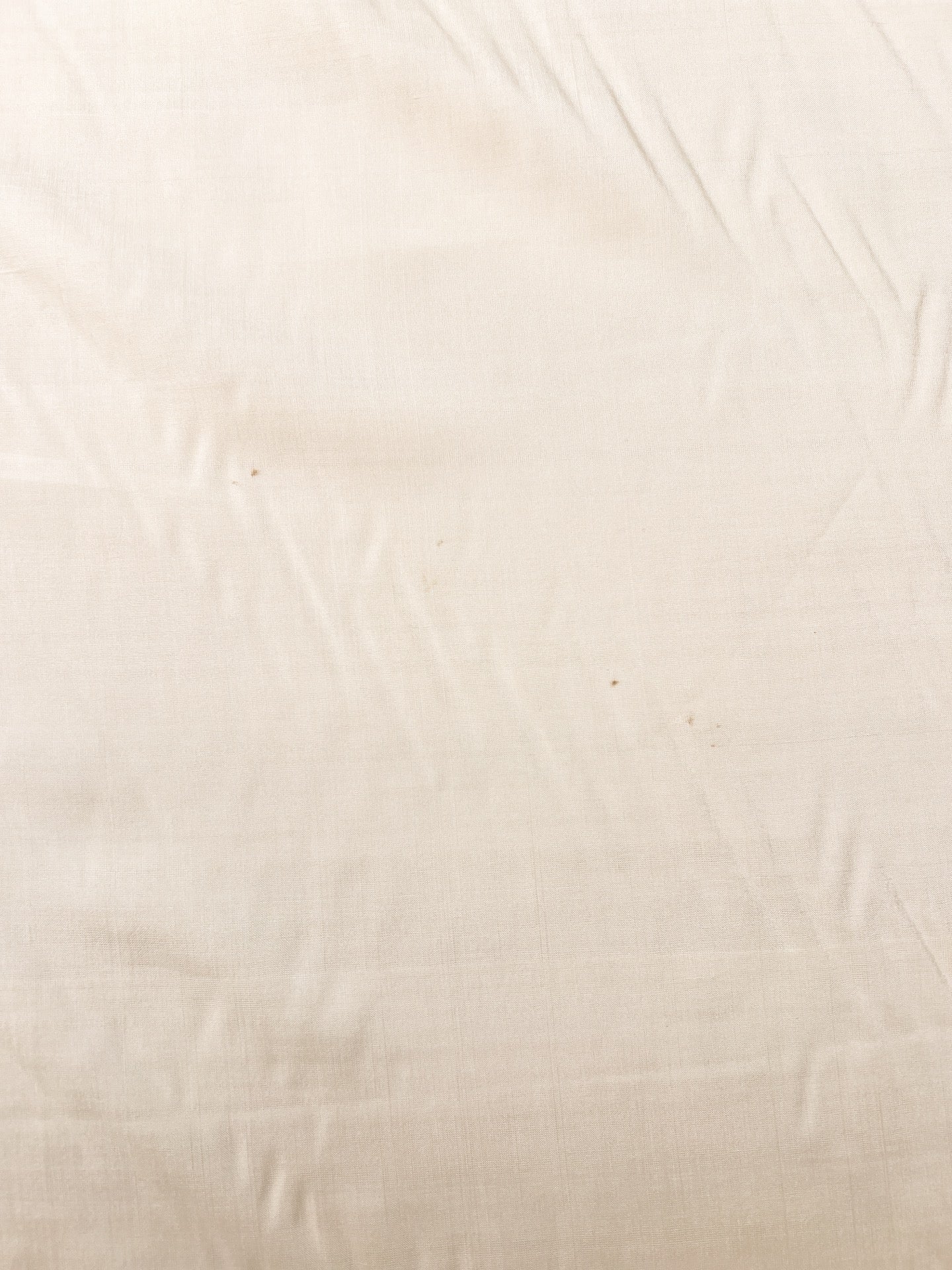 Tissu italien 100 % soie, blanc crème – 100 g/m²