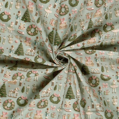 Tissu premium 100 % coton - magie de Noël