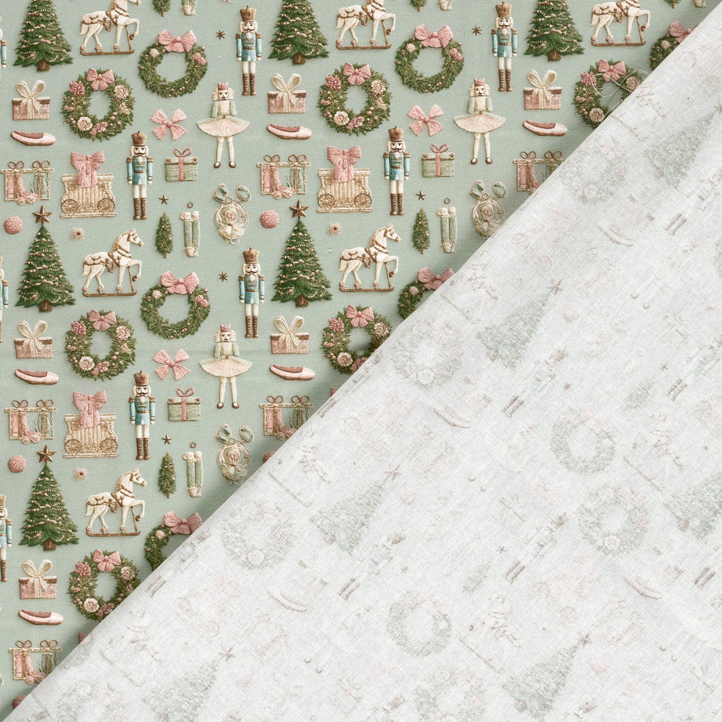 Tissu premium 100 % coton - magie de Noël
