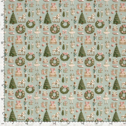 Tissu premium 100 % coton - magie de Noël