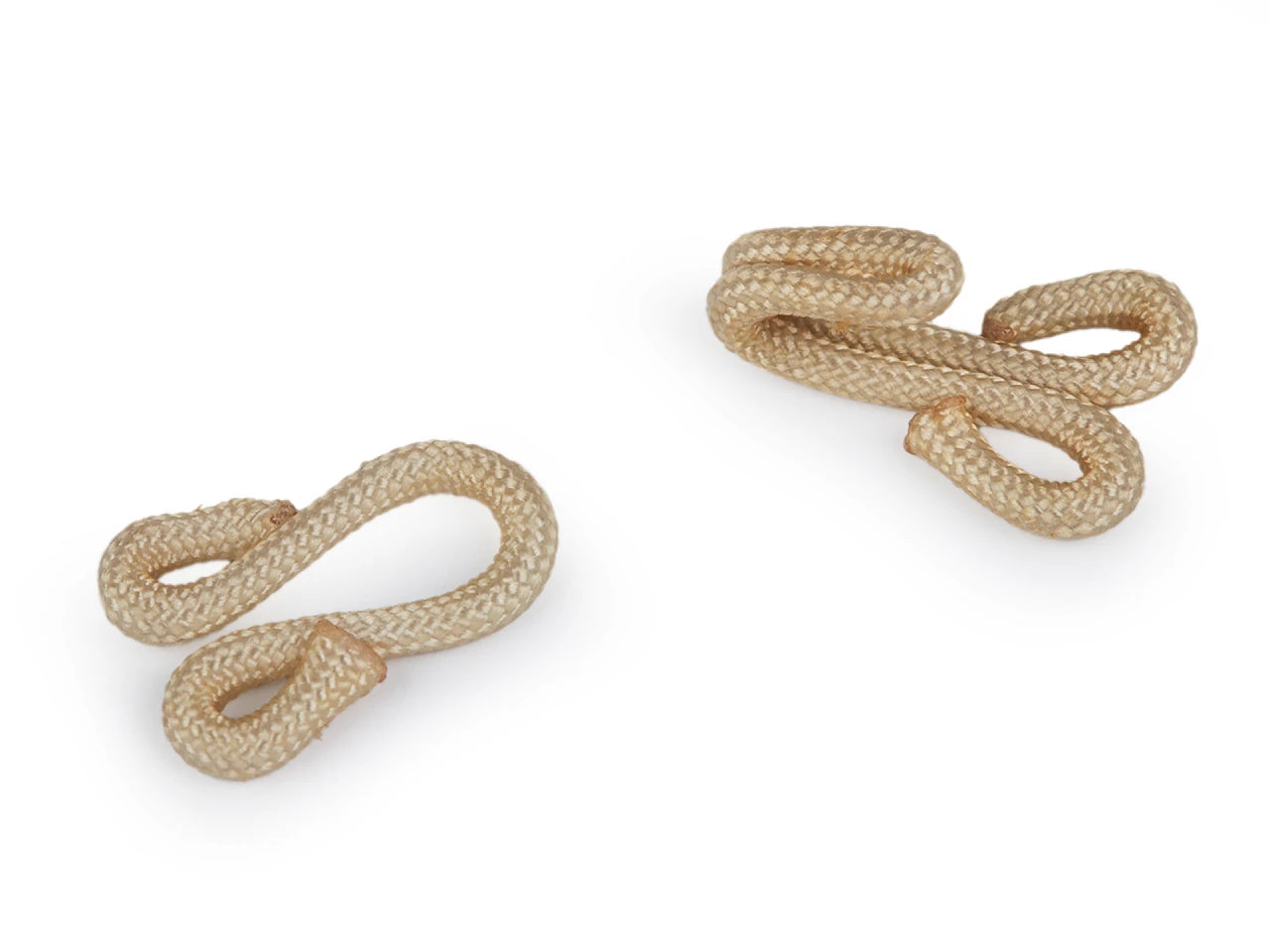Crochet métallique avec boucle, revêtu, 20 mm, 5 paires|tons assortis