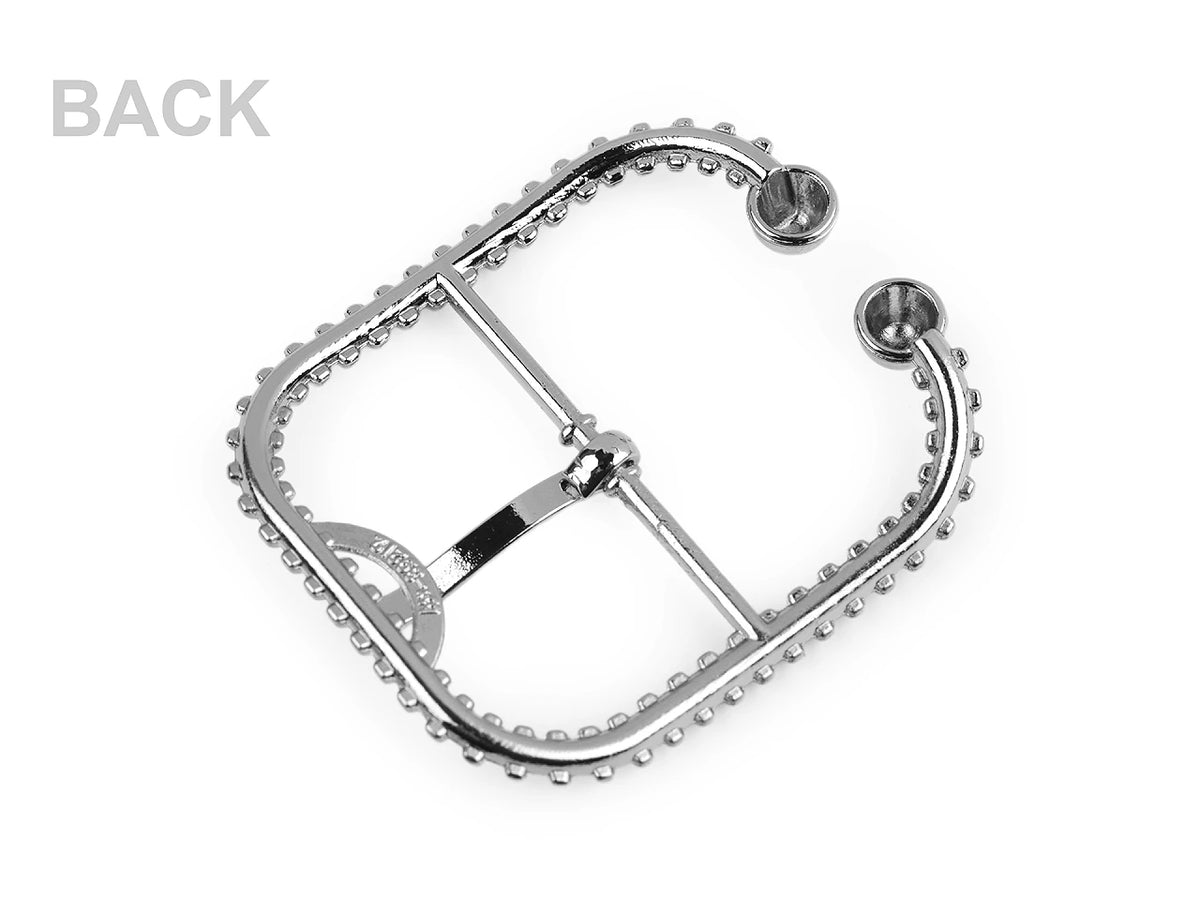 Metāla jostas sprādze 40 mm – niķeļa krāsā