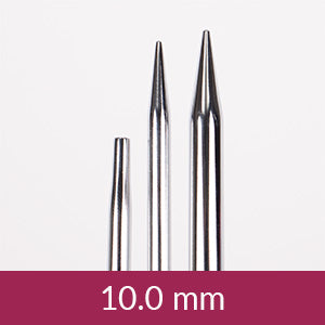 DROPS Pro Classic Messing Rundstricknadelspitzen, austauschbar 12 cm | 3.0 mm - 10.0 mm