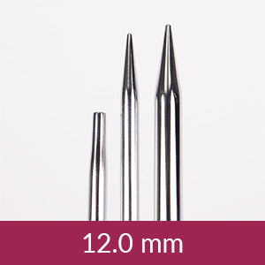 DROPS Pro Classic Messing Rundstricknadelspitzen, austauschbar 12 cm | 3.0 mm - 10.0 mm