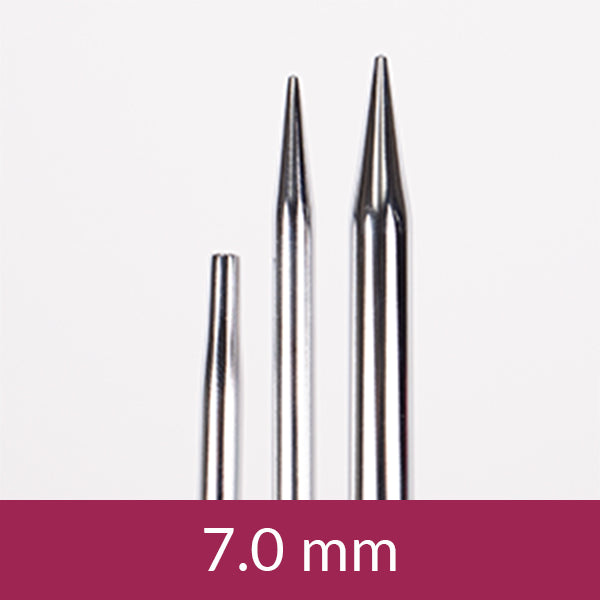 DROPS Pro Classic Messing Rundstricknadelspitzen, austauschbar 12 cm | 3.0 mm - 10.0 mm