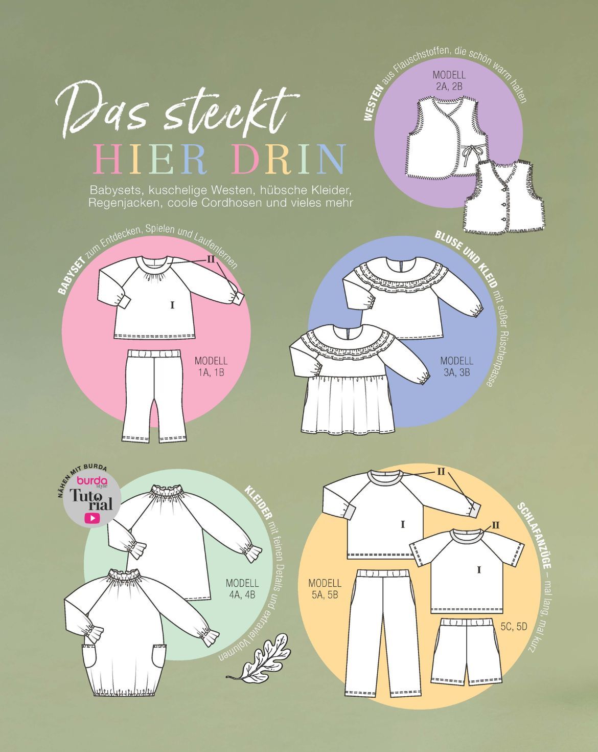 Burda Kids 02/2026 – magazine de couture pour enfants avec patrons, en allemand