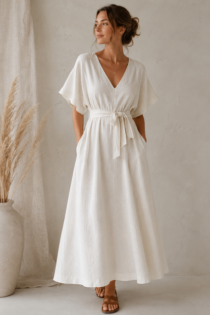 Lins ar viskozi-silti balts 200 g/m²