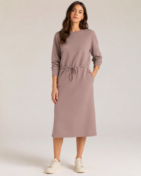 Baumwoll-Loopstrickstoff – Pastellrosa