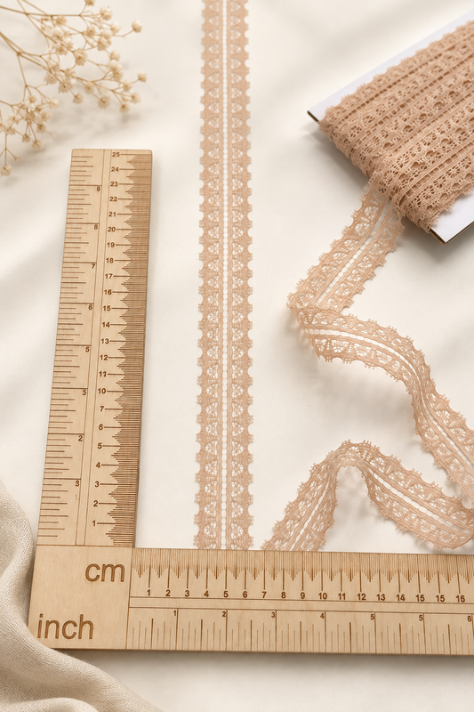 Mežģīne 3 cm-nude(miesas krāsas)