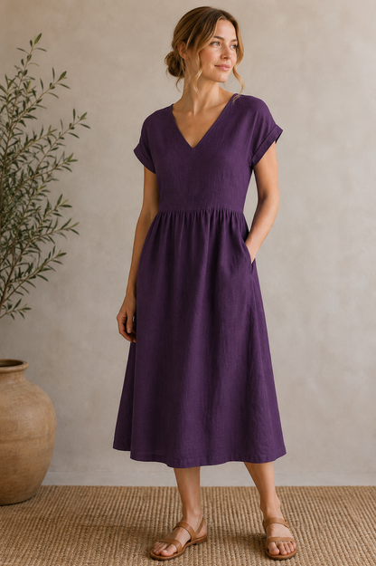 Lina audums-tumši violets 260 g/m²