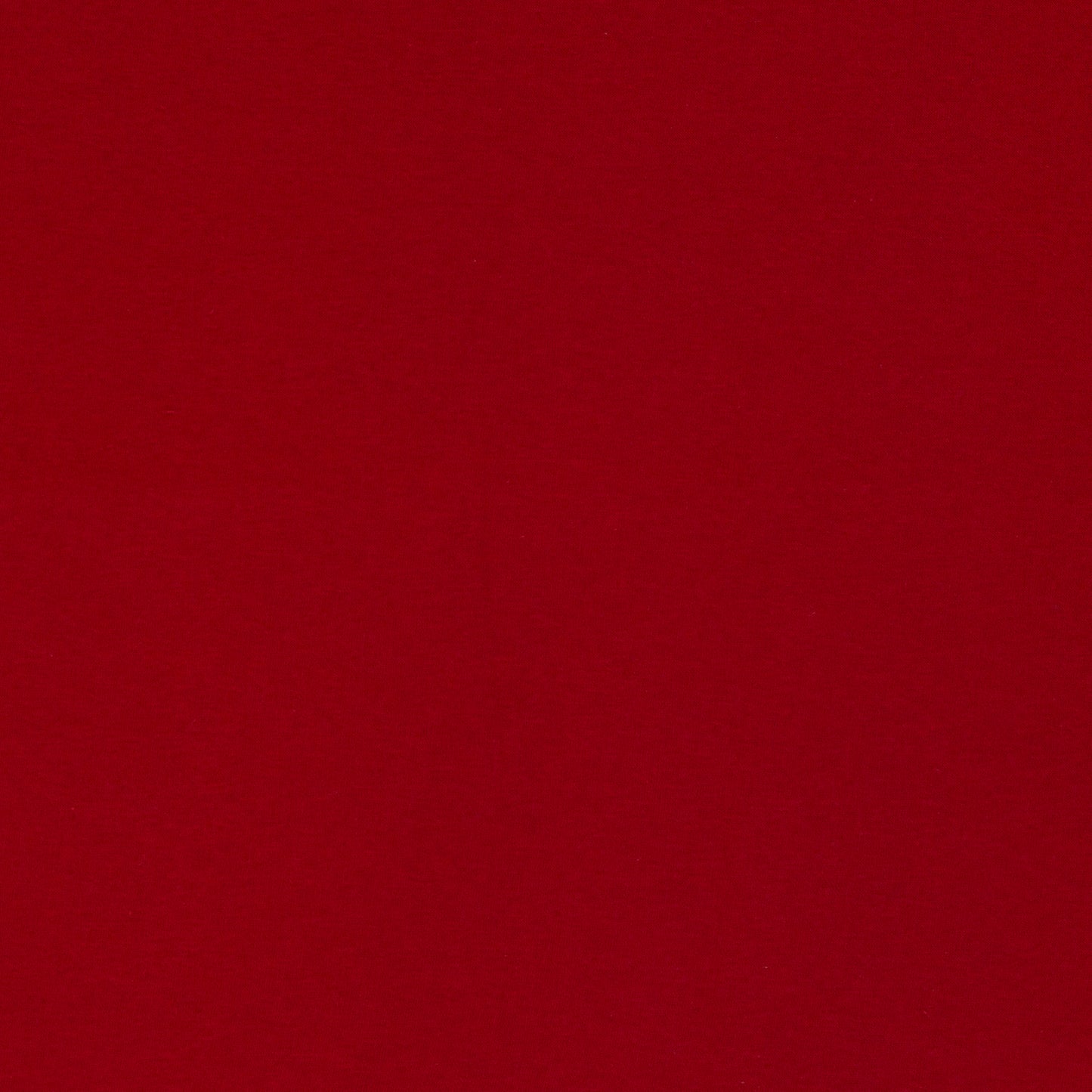Tricot en coton molletonné - rouge intense