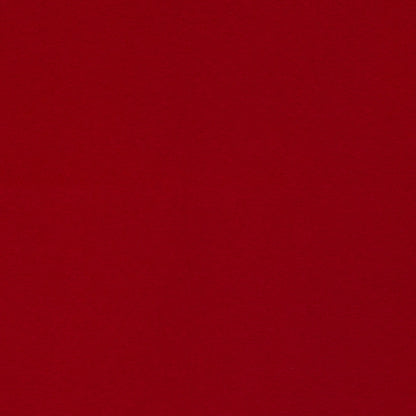 Tricot en coton molletonné - rouge intense