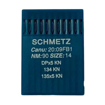 Aiguilles SCHMETZ DPx5 (134) SUK KN pour machines à coudre industrielles, pour maille fine - 10 pièces