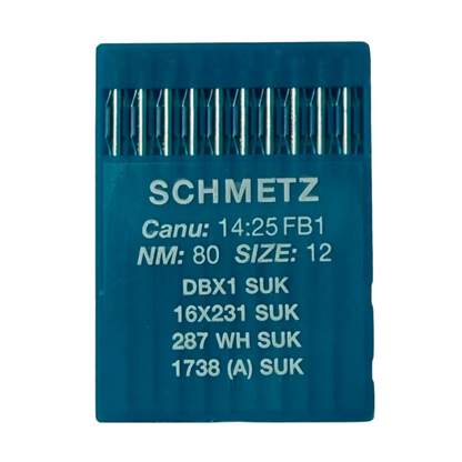 Industrielle Nähmaschinennadeln SCHMETZ DBx1 (1738) SUK für Trikot und Jeans – 10 Stk.