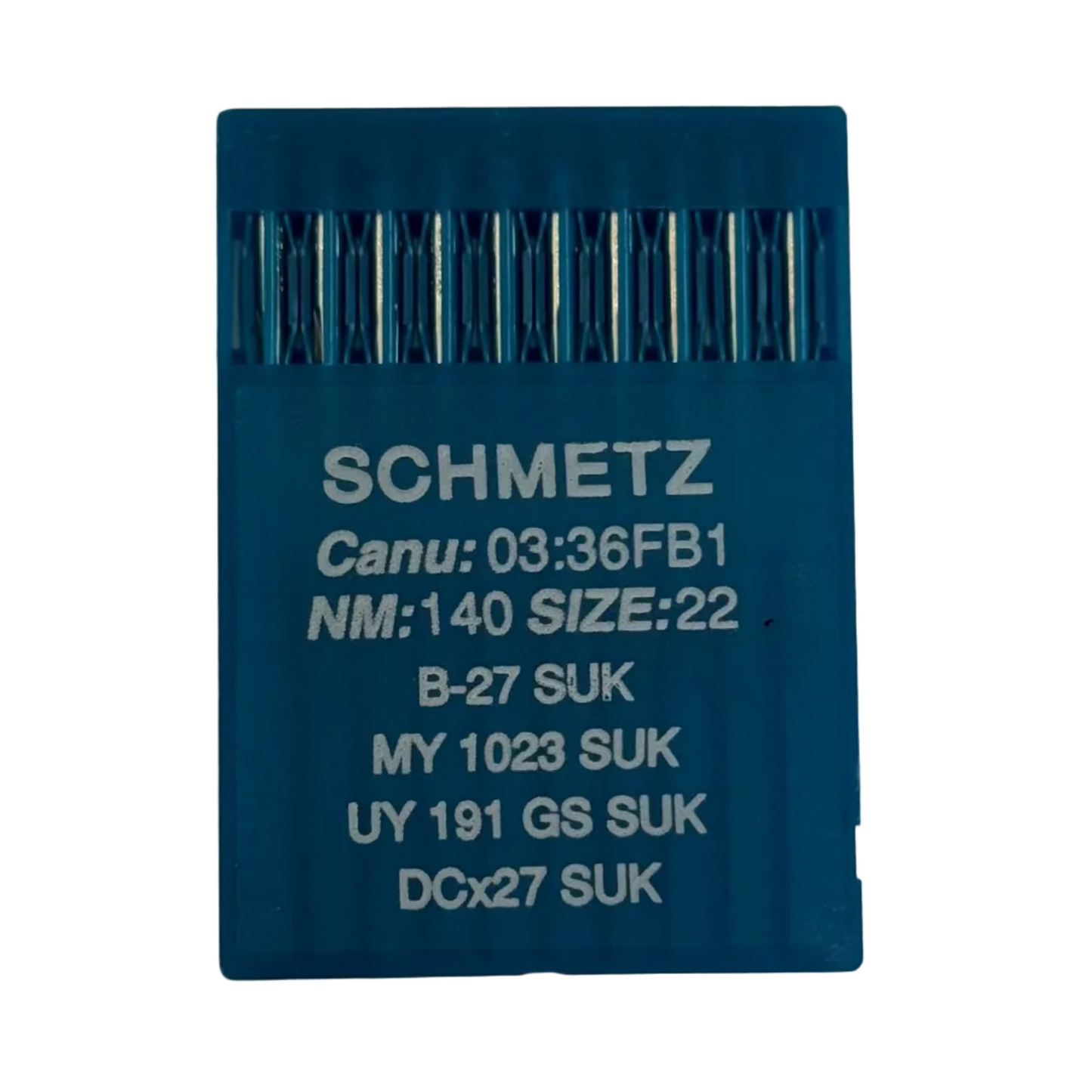 Industrie-Overlocknadeln SCHMETZ DCx27 (B-27) SUK für Strickwaren und Jeans – 10 Stk.