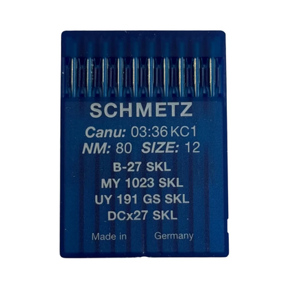 SCHMETZ DCx27 (B-27) SKL Industrie-Overlocknadeln für sehr grobes Strickgewebe - 10 Stk.